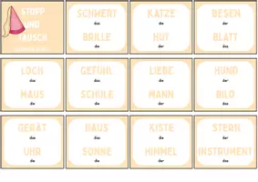 Vorschau - Spiele - Stopp und Tausch: bestimmter Artikel - Seite 1