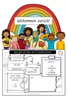 Vorschau - Arbeitsblätter - Materialpaket Willkommen zurück - Seite 3