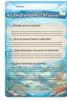 Vista previa - Unidades / Secuencias / Situaciones de Aprendizaje - PACK cuentos del mar COMPRENSIÓN LECTORA - página 3