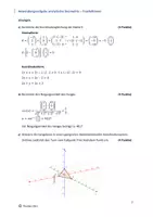 Vorschau - Arbeitsblätter - Analytische Geometrie anwendungsbezogene Übungsaufgabe 09 - Seite 1