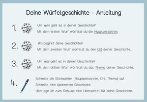 Vorschau - Arbeitsblätter - Würfelgeschichte Fasching - Seite 3