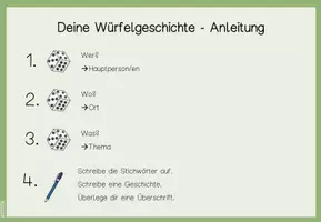 Vorschau - Arbeitsblätter - Würfelgeschichte Ostern - Seite 2