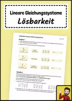 Vorschau - Arbeitsblätter - Lösbarkeit von LGS – Geometrie trifft Algebra - Deckblatt