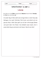 Vorschau - Arbeitsblätter - Rechtschreibung - Fehlerforscher: tz oder z? - Seite 3