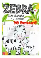 Vorschau - Arbeitsblätter - Lineaturen / Schreibpapier Zebra - Deckblatt