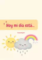 Vista previa - Hojas de trabajo - Hoy mi día está - Portada