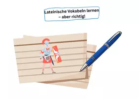 Vorschau - Poster - Latein lernen mit Karteikarten (Lateinkartei) - Seite 1