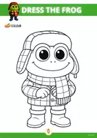 anteprima - Esercizi - DRESS THE FROG - STORYTIME WHORKSHEETS COLLECTION - Pagina 2
