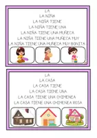 Vista previa - Hojas de trabajo - LECTURA EN ESCALERA - página 1