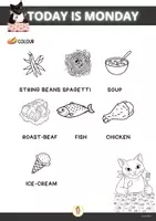 anteprima - Esercizi - TODAY IS MONDAY - STORYTIME WHORKSHEETS COLLECTION - Pagina 3