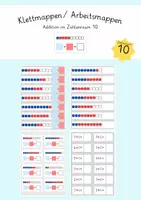 Vorschau - Fördermaterial/Inklusion - Addition Zahlenraum 10 Arbeitsmappe/ Klettmappe - Deckblatt