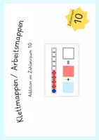 Vorschau - Fördermaterial/Inklusion - Addition Zahlenraum 10 Arbeitsmappe/ Klettmappe - Seite 3