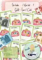 Vorschau - Spiele - Ich habe - Wer hat? Mathespiel Geld - Deckblatt