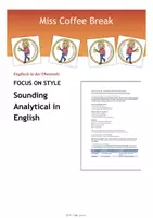Vorschau - Arbeitsblätter - Focus on Style - Sounding Analytical in English - Deckblatt