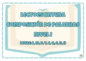 Vista previa - Hojas de trabajo - COMPLETA PALABRAS I - Portada