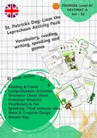 Vista previa - Unidades / Secuencias / Situaciones de Aprendizaje - St. Patrick’s Day: Liam the Leprechaun Activity Pack - Portada
