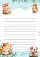 Vorschau - Stationenlernen - Briefpapier Hamster im Frühling 2. bis 6. Klasse - Seite 3