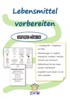 Vorschau - Arbeitsblätter - Hosentaschen-Wörterbuch "Lebensmittel vorbereiten" - Deckblatt