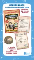 Vista previa - Hojas de trabajo - NEUROESCAPE. MINI ESCAPE ROOM MISIÓN 1 EL CÓDIGO PERDIDO - Portada