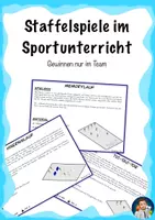 Vorschau - Spiele - Staffelspiele im Sportunterricht - Gewinnen als Team - Deckblatt