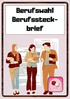 Vorschau - Arbeitsblätter - Berufswahl / Berufsorientierung / Beruf / Berufssteckbrief - Deckblatt