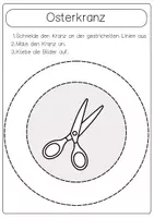 Vorschau - Arbeitsblätter - Kunst Ostern Osterkranz Klasse 1 & 2 basteln Ostereier & Co - Seite 3