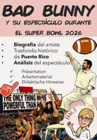 Vorschau - Stundenentwürfe - Bad Bunny Superbowl - Analizar el show - Deckblatt