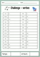 Vorschau - Arbeitsblätter - Verben Challenge - verbes en -er, avoir, être, mettre et prendre - Seite 2