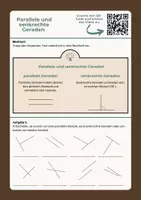 Vorschau - Unterrichtsreihen - Arbeitsheft Senkrechte, Parallele, Koordinatensystem – selbstorientiert & motivierend - Seite 1