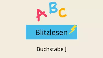 Vorschau - Präsentationen/Tafelbilder - Blitzlesen Klasse 1: Buchstabe J - Seite 2