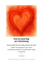 Vorschau - Mal- und Bastelvorlagen - Material zum Valentinstag: Gedicht, Rätsel, Quiz, Infos - Deckblatt