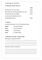 Vorschau - Arbeitsblätter - Entstehung der Jahreszeiten Aufgaben Grafiken Lösung - Seite 3