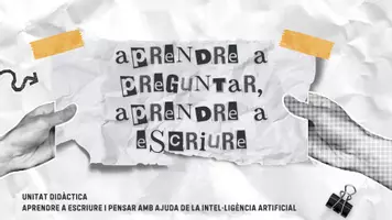 Vista previa - Unidades / Secuencias / Situaciones de Aprendizaje - Unitat Didàctica_Aprendre a preguntar, aprendre a escriure (IA a l'aula) - Portada