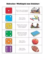 Vorschau - Klassenarbeiten - Eisbrecher- Würfelspiel zum Schulstart - Deckblatt