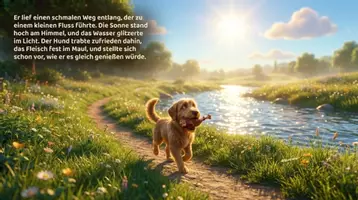 Vorschau - Arbeitsblätter - Der Hund und der Schatten - Fabel - 3D Präsentation & Arbeitsblatt - Seite 3