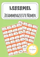 Vorschau - Spiele - Lesespiel zusammengesetzte Nomen - Deckblatt