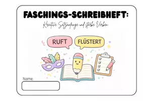 Vorschau - Arbeitsblätter - Schreibheft:Kreative Satzanfänge und starke Verben - Seite 2