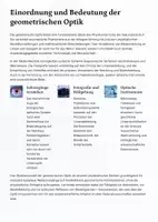 Vorschau - Unterrichtsreihen - Optik – Bildentstehung an Linsen und Spiegeln physikalisch analysieren | Unterrichtskonzeption & Unterrichtsmaterial Sek II - Seite 3