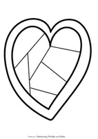 Vorschau - Arbeitsblätter - Valentinstag basteln: Bunte Herzen würfeln & malen - Seite 2