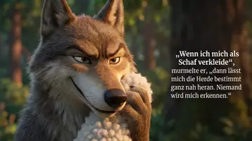 Vorschau - Arbeitsblätter - Der Wolf im Schafspelz digitales Unterrichtsmaterial Fabel - 3D Präsentation & Arbeitsblatt - Seite 3