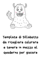 anteprima - Materiale di supporto/inclusione - Tracce di Sillabotto (2) - Pagina 1