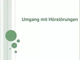 Vorschau - Arbeitsblätter - Pflege bei Hörstörungen - Seite 1