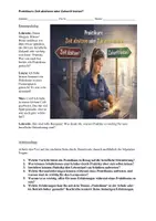 Vorschau - Stundenentwürfe - Praktikum: Zeit absitzen oder Zukunft testen? Lernsituation mit Zusatzmaterial (Tafelbild und Erweiterungsaufgaben in 2 Niveaustufen)! - Seite 2