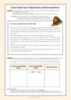 Vorschau - Arbeitsblätter - Übungen zum Präteritum in Fabeln - Seite 1