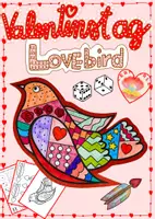 Vorschau - Mal- und Bastelvorlagen - Valentinstag Kunst Würfeln und Malen Lovebird - Deckblatt
