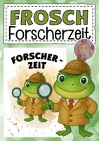 Vorschau - Bildkarten - Froschklasse Forscherzeit - Deckblatt