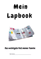 Vorschau - Unterrichtsreihen - Lapbook - mein wichtigstes Familienfest - Seite 1