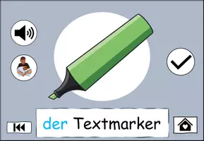 Vorschau - Arbeitsblätter - Materialpaket "Meine Schulsachen" Schule - DaZ / DaF / Deutsch - Seite 3