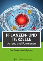Vorschau - Arbeitsblätter - Zellbiologie ⎮ Pflanzen- und Tierzelle - Aufbau und Funktionen - Deckblatt