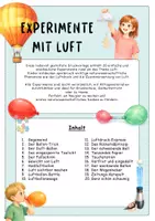 Vorschau - Experimente - 20 Experimente mit Luft für die Grundschule - Seite 1